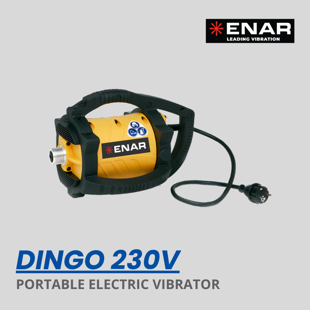 Portable Electric Vibrator DINGO230V Merek ENAR