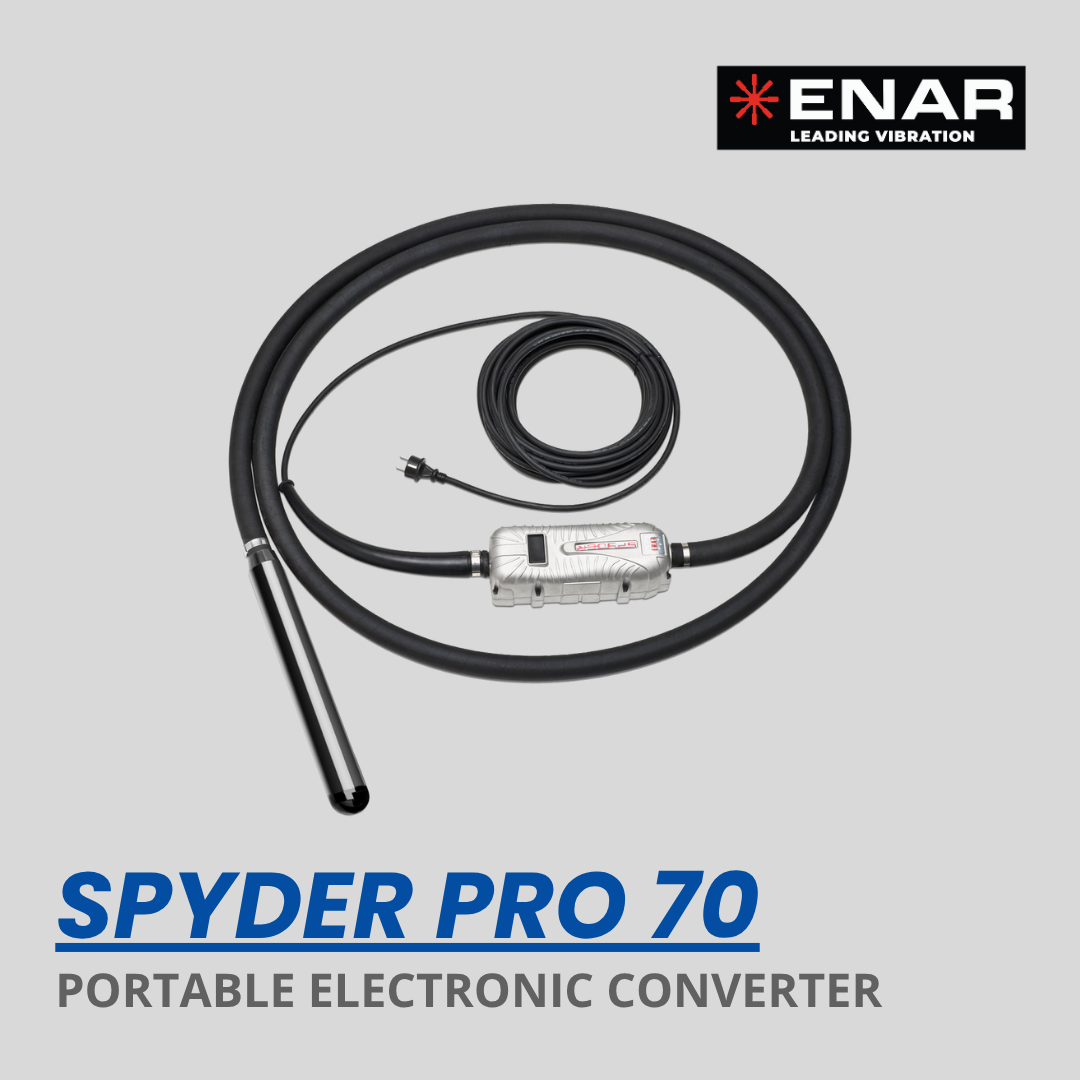 High Frequency Internal Vibrator Portable SPYDERPRO70 Merek ENAR